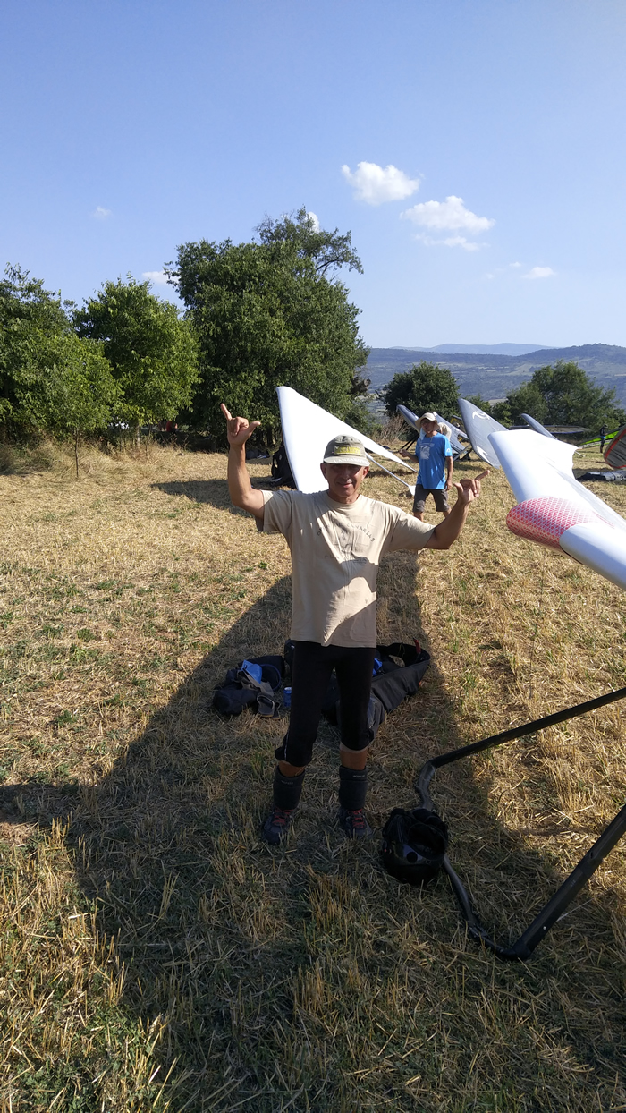 2020-Benito Rodríguez a ganado el campeonato de España de Ala Delta en clase 5.