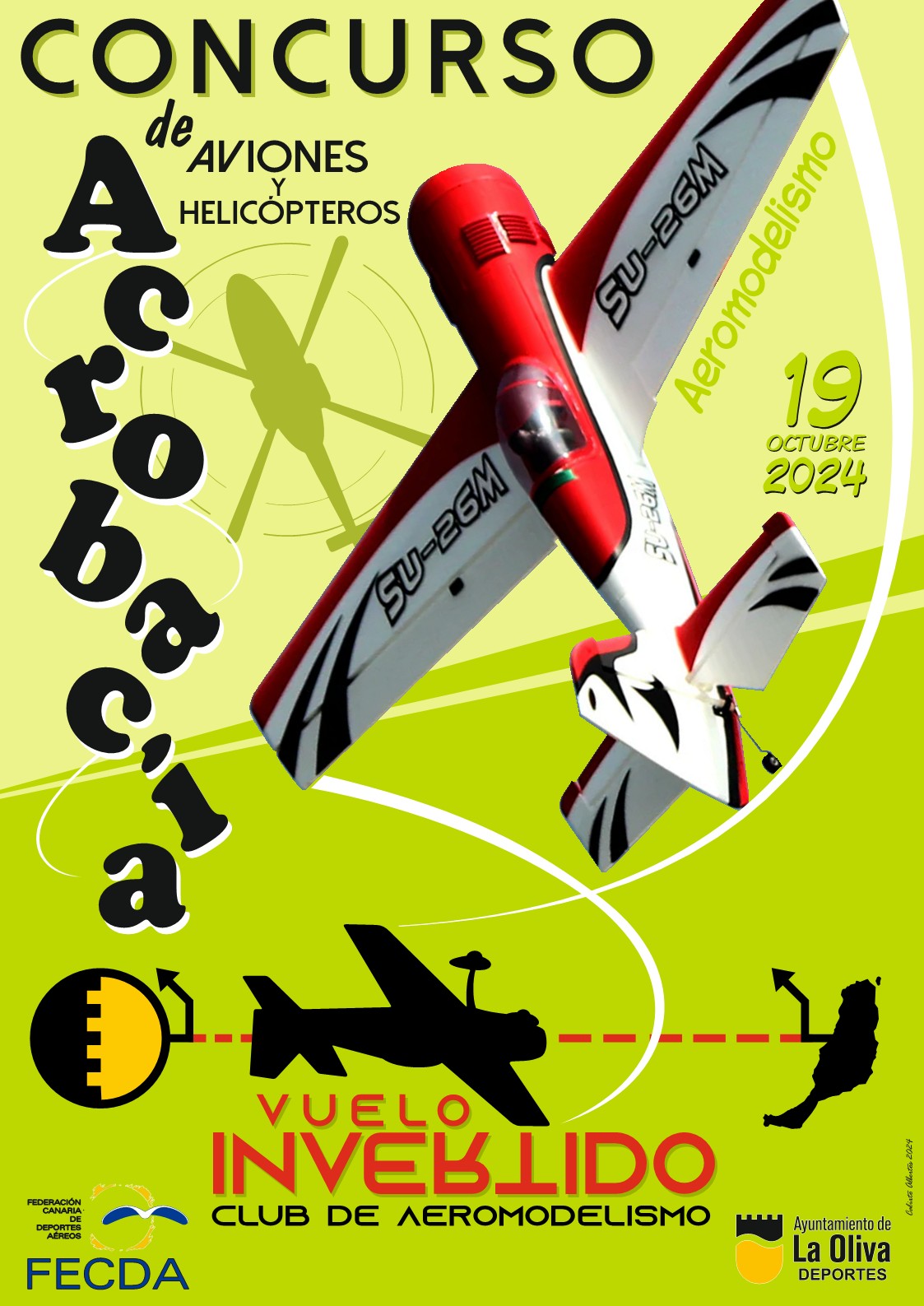 2024 - Concurso de acrobacia de aviones F3A y helicópteros F3C.