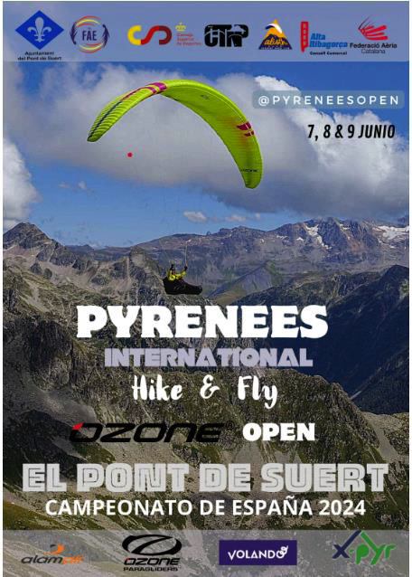 2024 - PYRENEES International Hike & Fly Ozone Open y Campeonato de España.