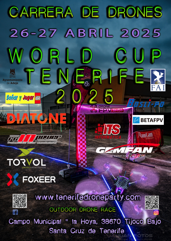 2025-World Cup Tenerife 2025 de drones de carreras