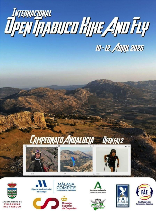 2026- OPEN Trabuco Hike & Fly, Liga Nacional, Cto. de Andalucía.